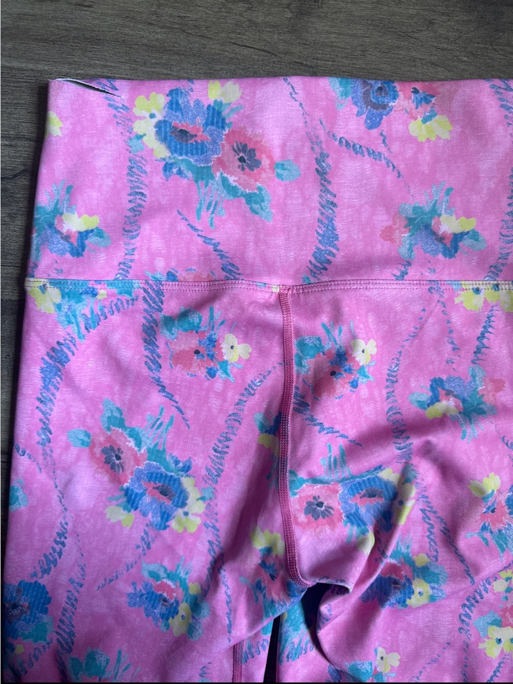 LoveShackFancy x Beach Riot Piper Legging Pink Floral XS Minor Flaw Cottagecore - Picture 3 of 7